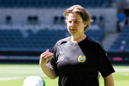 Hammarbys tränare Ann-Helén Grahm