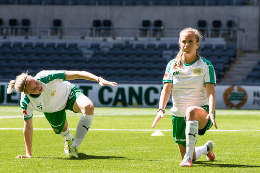 Hammarbys Cathrine Dahlström och Kelly Conheeney