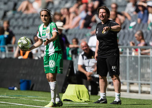 Hammarbys tränare Ann-Helén Grahm
