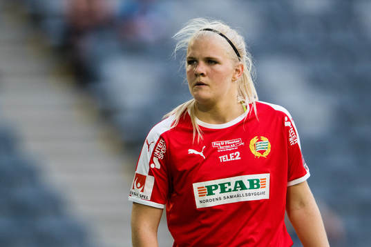 Hammarbys målvakt Emma Holmgren