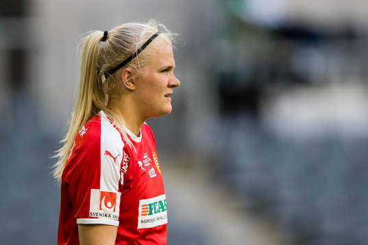 Hammarbys målvakt Emma Holmgren