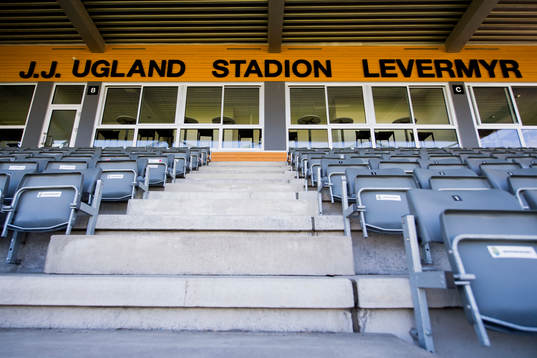 General view of J.J. Gland Stadion Levermyr