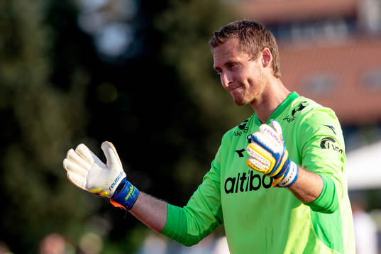 Goalkeeper Iven Austbø of Viking looks dejected