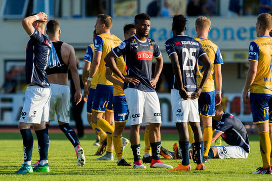 Markus Nakkim, Aniekpeno Udoh and Usman Sale of Viking look