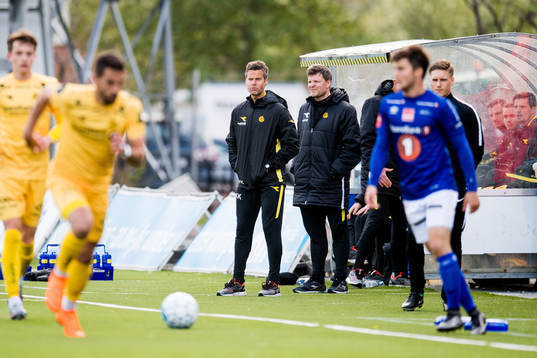 Kjetil Knutsen and Aasmund Karl Bjørkan, coaches of