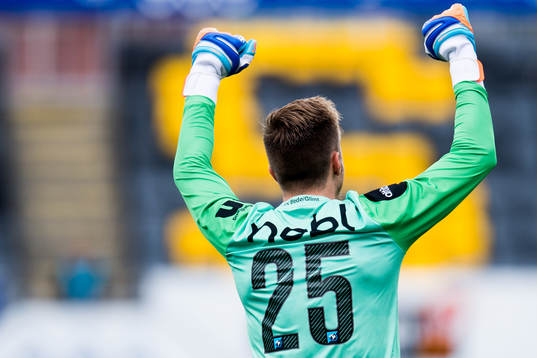 Ricardo Friedrich of Bodø/Glimt celebrates the 1-0 goal
