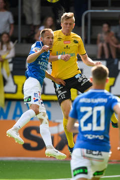 Elfsborgs Joakim Nilsson och Trelleborgs Zoran Jovanovic