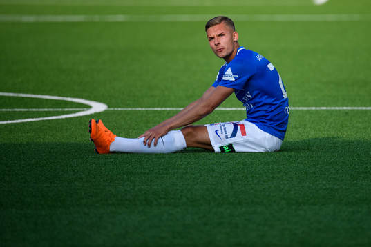 Trelleborgs Felix Hörberg deppar