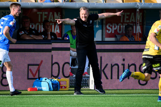 Trelleborgs tränare Patrick Winqvist