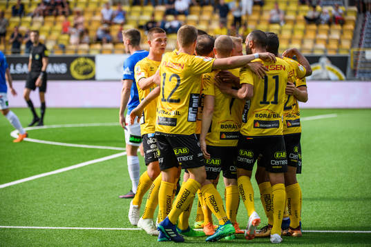 Elfsborgs spelare jublar