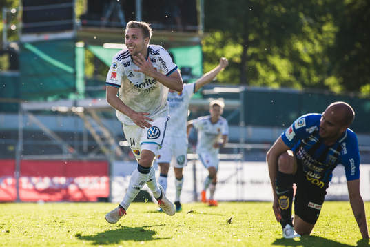 Djurgårdens Jonathan Ring jublar