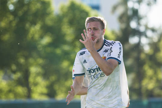 Djurgårdens Jonathan Ring jublar