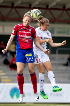 Vittsjös Sandra Adolfsson och Rosengårds Fiona Brown