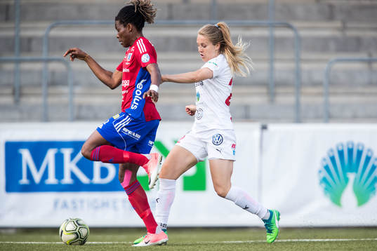 Vittsjös Osinachi Marvis Ohale och Rosengårds Fiona Brown