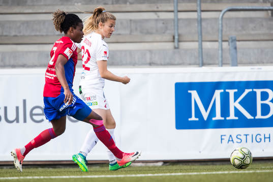 Vittsjös Osinachi Marvis Ohale och Rosengårds Fiona Brown