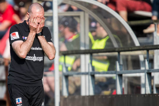 Vittsjös tränare Matthew Ross deppar