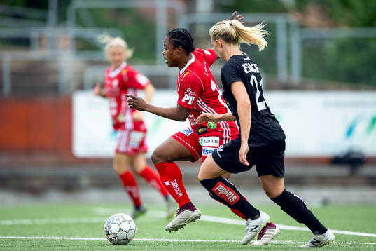 Piteås Faith Ikidi och Göteborgs Rebecka Blomqvist