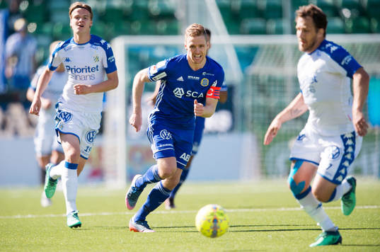 IFK Göteborgs August Erlingmark och Tobias Hysén och