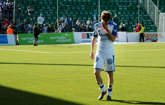 IFK Göteborgs Emil Salomonsson deppar