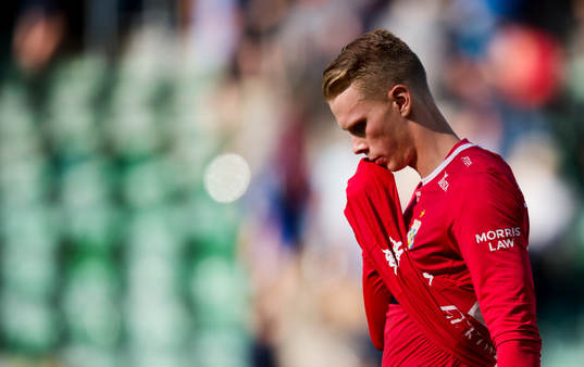 IFK Göteborgs målvakt Pontus Dahlberg deppar
