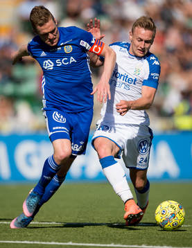 Sundsvalls David Myrestam och IFK Göteborgs Sebastian