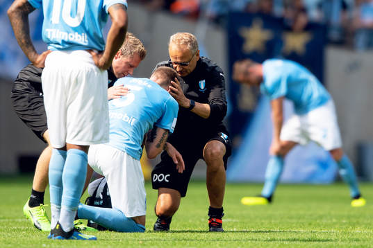 Malmö FFs Sören Rieks får vård