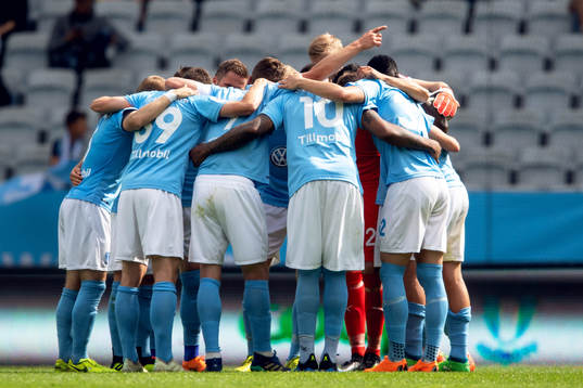Malmö FFs Markus Rosenberg peppar laget