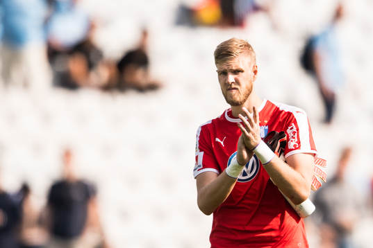 Malmö FFs målvakt Fredrik Andersson deppar