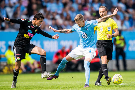 Dalkurds Ahmad Awad och Malmö FFs Sören Rieks