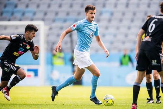 Malmö FFs Alexander Jeremejeff och Dalkurds Rewan Amin