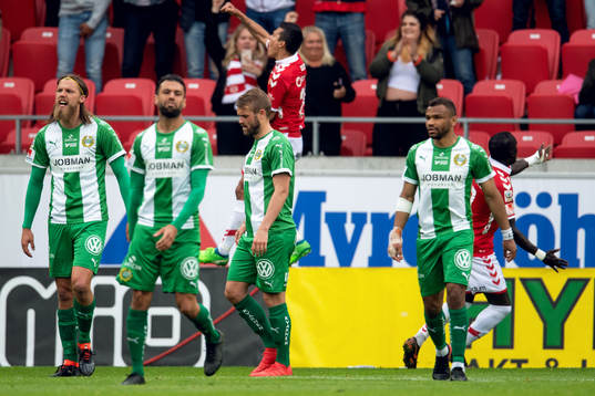 Hammarbys spelare deppar