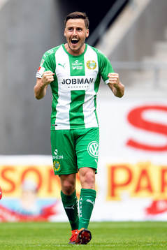 Hammarbys Jeppe Andersen jublar