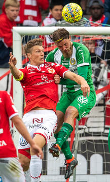 Kalmars Viktor Elm och Hammarbys Björn Paulsen