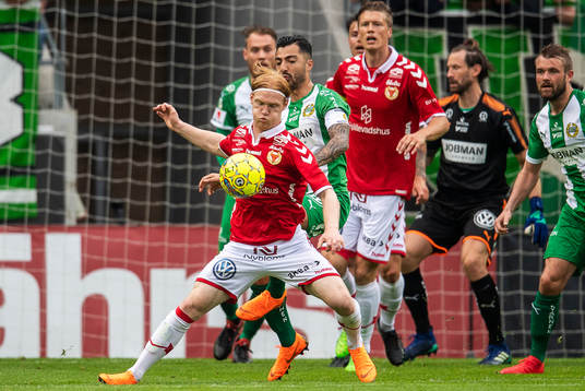 Kalmars Nils Fröling och Hammarbys Jiloan Hamad