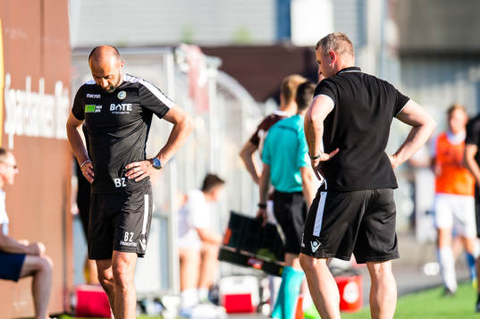 Bojan Zajic, assistant coach of Sandnes Ulf and Bengt