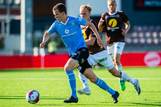 Bläddra bland fler bilder av Football, OBOS-ligaen, Mjøndalen - Sandnes Ulf