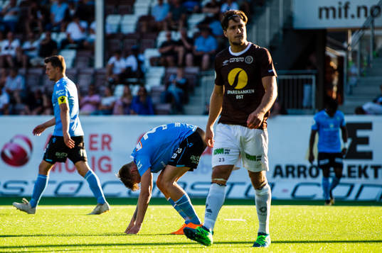 Kent Håvard Eriksen of Sandnes Ulf looks dejected