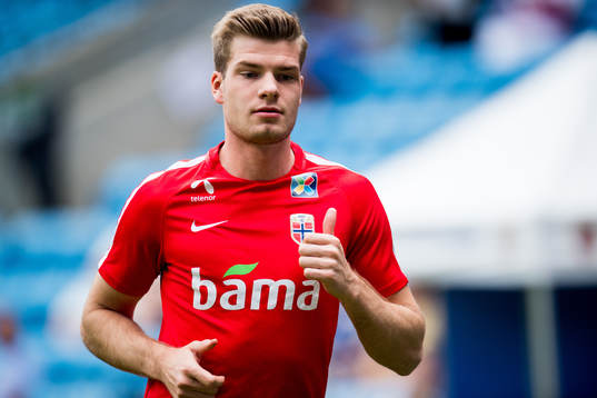 Alexander Sørloth of Norway