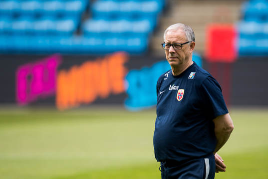 Lars Lagerbäck, head coach of Norway