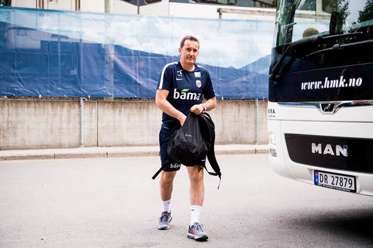 Per Joar Hansen, assistant coach of Norway, arrives