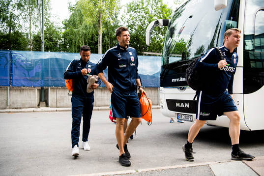 Joshua King, Rune Almenning Jarstein and Leif Gunnar Smerud