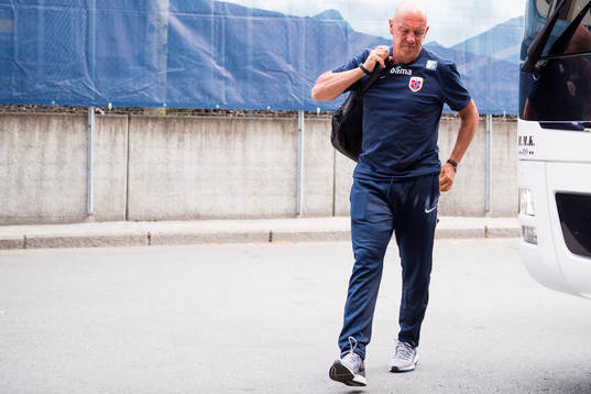 Nils Johan Semb arrives