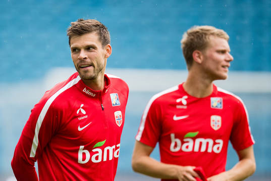 Goalkeeper Rune Almenning Jarstein of Norway