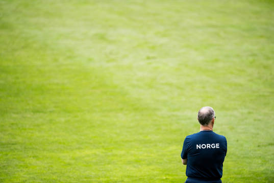 Lars Lagerbäck, head coach of Norway
