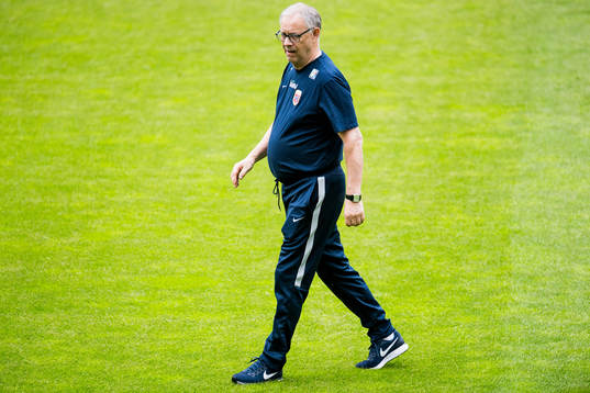 Lars Lagerbäck, head coach of Norway