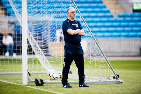 Lars Lagerbäck, head coach of Norway