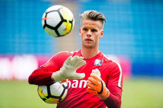 Goalkeeper Ørjan Håskjold Nyland of Norway