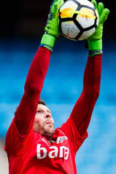 Goalkeeper Rune Almenning Jarstein of Norway