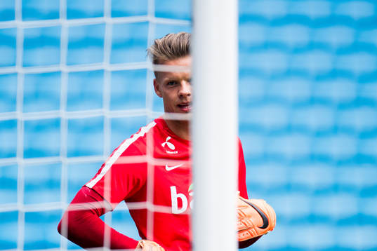 Goalkeeper Ørjan Håskjold Nyland of Norway