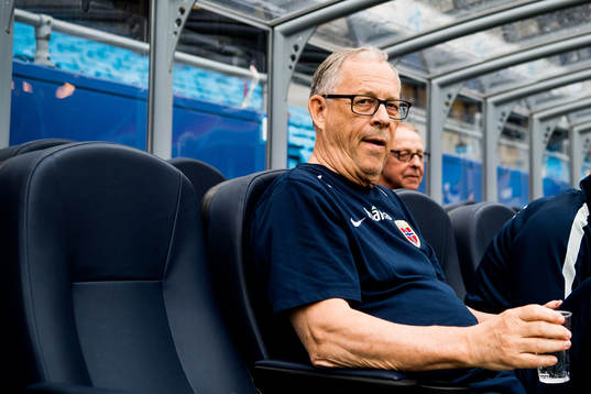Lars Lagerbäck, head coach of Norway